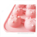 Moldes de mantequilla de silicona moldes de silicona para bebés moldes de silicona de personajes de dibujos animados de panda